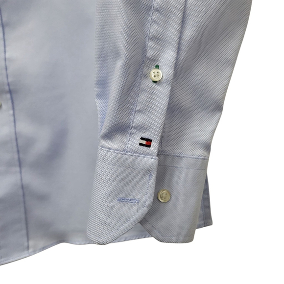 Tommy Hilfiger Men's Dress Shirt Size 15 Neck 32-33 Sleeves Excellent Condition - Picture 5 of 6